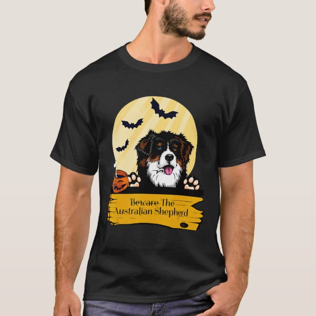 dog Beware The dog T-Shirt (Front)