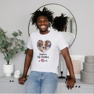 Dog big brother personalized photo & text T-Shirt