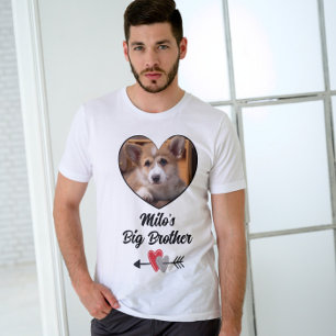 Dog big brother photo personalized T-Shirt