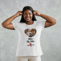 Dog big sister photo personalized