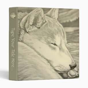 Dog Binder Custom Shiba Inu Dog Photo Album Binder
