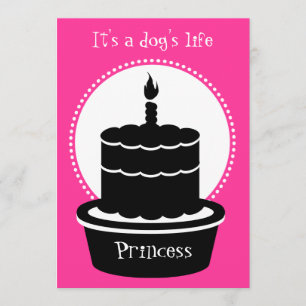 Dog Birthday Invitation - Dog's Life & Paw-ty!