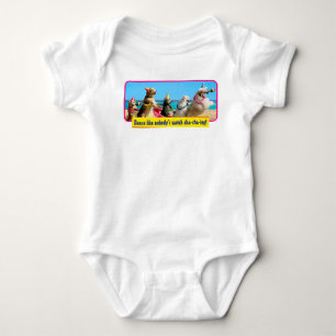 Dog Birthday Party Conga Line Baby Bodysuit