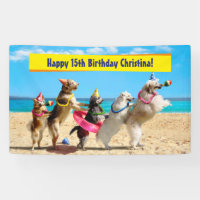 Dog Birthday Party Conga Line