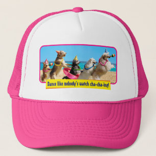 Dog Birthday Party Conga Line Trucker Hat