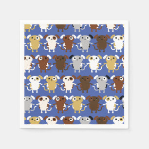 Dog Birthday Party Kids Napkin