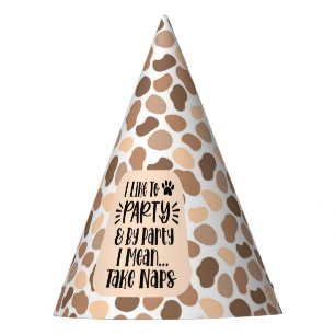 Dog Birthday Party with funny quote Party Hat