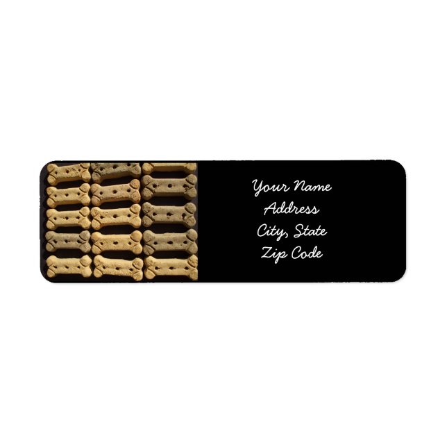 Dog biscuits address labels (Front)