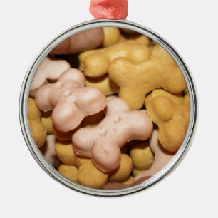 Dog Biscuits Metal Ornament