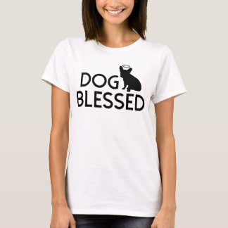 "Dog Blessed" French Bulldog Angel Womens Tee