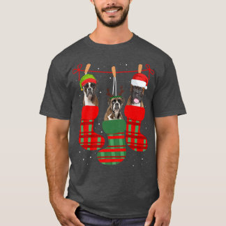 Dog Boer Christmas Socks Funny Xmas Pajama Pet Pup T-Shirt