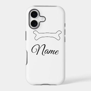 Dog bone add dog name photo custom personalized