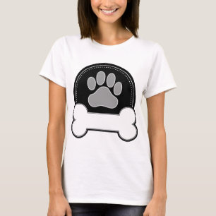 Dog Bone and Paw T-Shirt