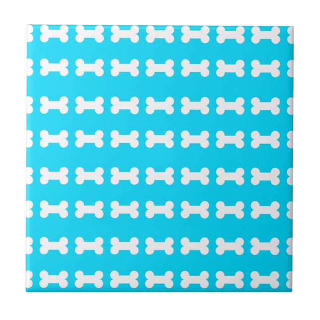 dog bone background pet tile (Front)