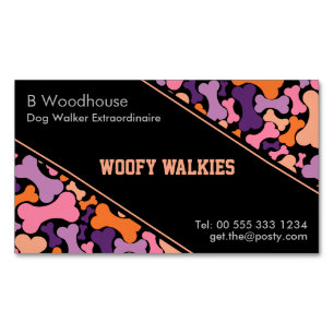 dog bone design business Stationery Business Card 