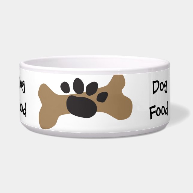 Dog Bone & Paw Print (Right)
