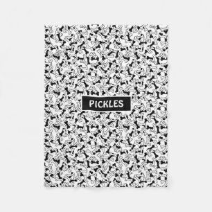 Dog Bone Pet Fleece Blanket