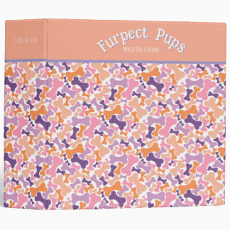 dog bone pet services apron binder