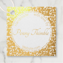 dog bone pet services foil favour tags