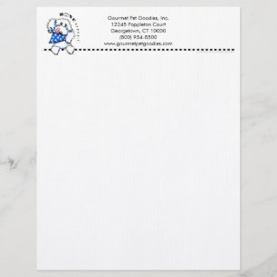 Dog Bones Bone Appetit! Gourmet Pet Foods Business Letterhead