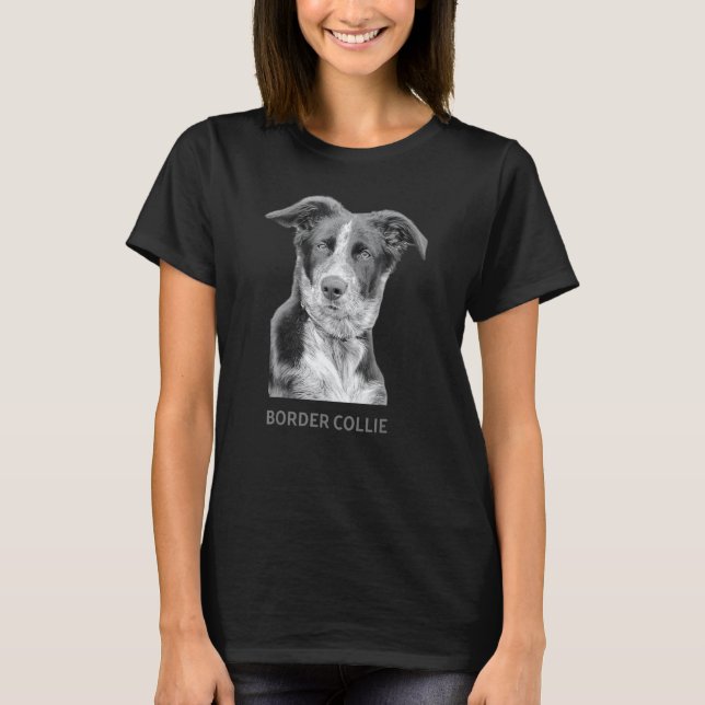 Dog Border Collie Dog Champion Herder T-Shirt (Front)