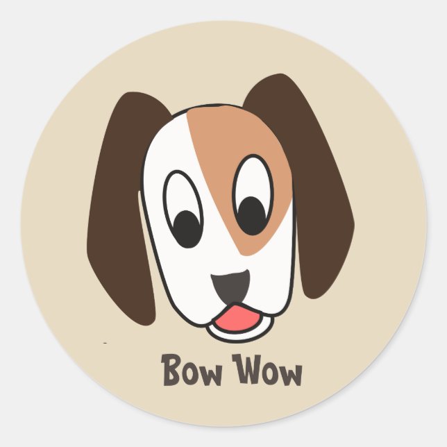 Dog Bow Wow - Good job Sticker (Front)