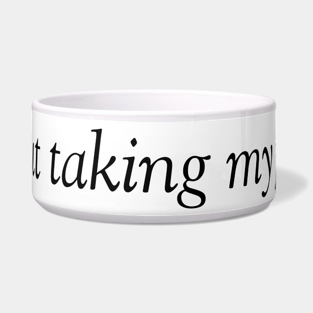 dog bowl (Front)