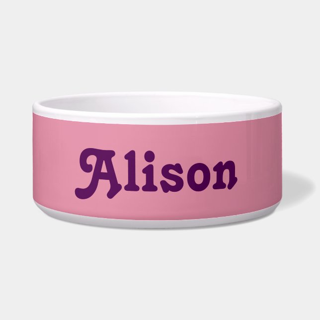 Dog Bowl Alison (Front)