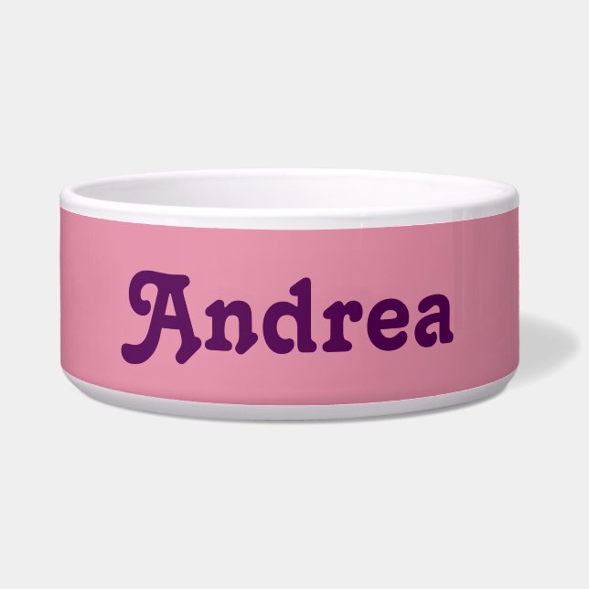 Dog Bowl Andrea (Front)