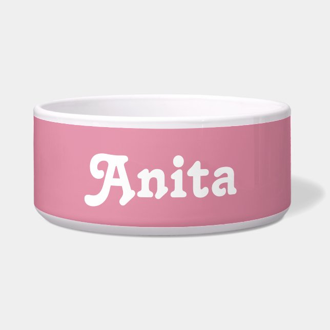 Dog Bowl Anita (Front)