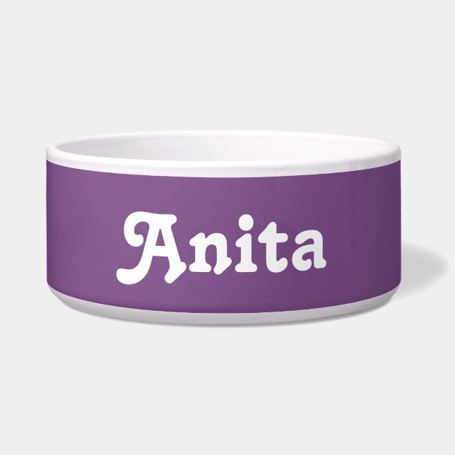 Dog Bowl Anita (Front)