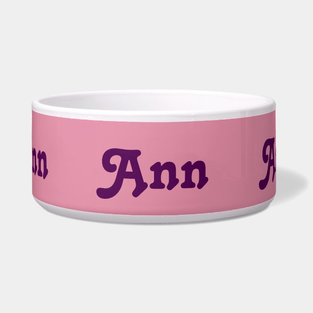Dog Bowl Ann (Front)