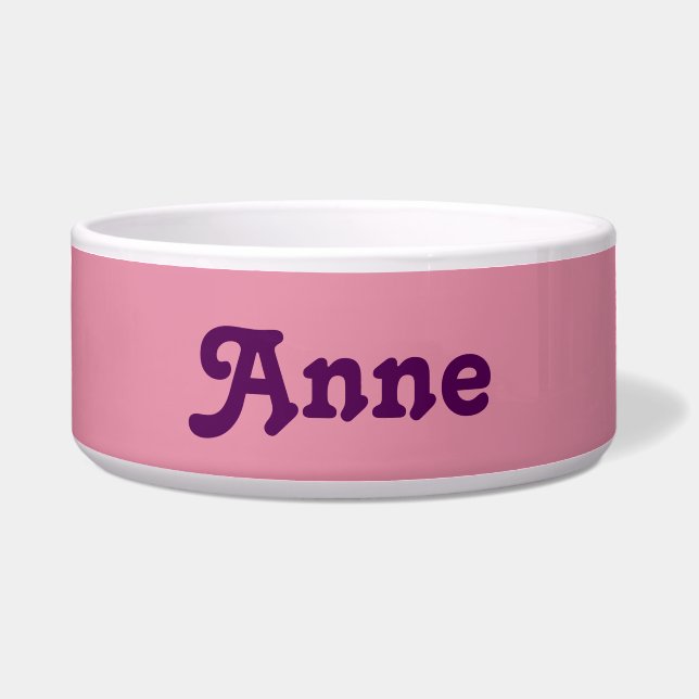 Dog Bowl Anne (Front)