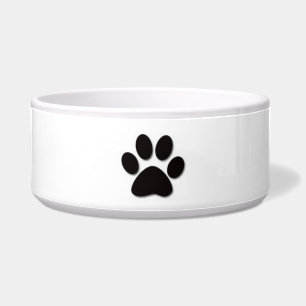 Dog Bowl Paw Print