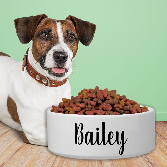 Dog Bowl Personalized Pet Water Food Ceramic Dish (Creator Uploaded)