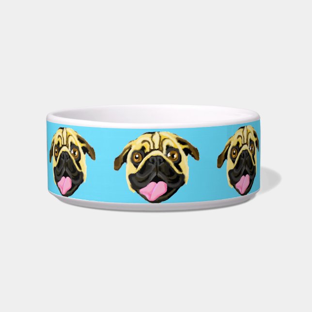 Dog Bowl With Dog Picture (Front)