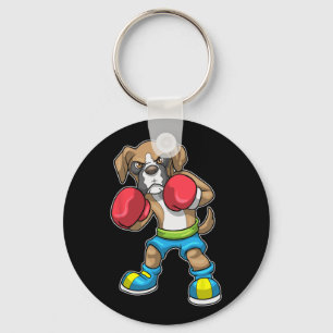 Dog Boxer Boxing Gloves Boxing For Men Women Girls Keychain