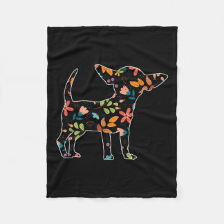 Dog Breed Animal Lover Men Women Gift Cute Pet Chi Fleece Blanket