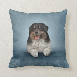 Dog breed Australian Shepherd Throw Pillow
