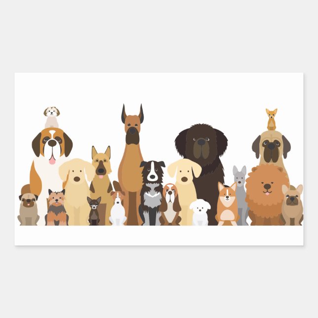 Dog Breed Dog Lover Pet Owner Fun Sticker (Front)