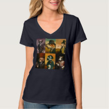 Dog Breeds Characters T-shirt