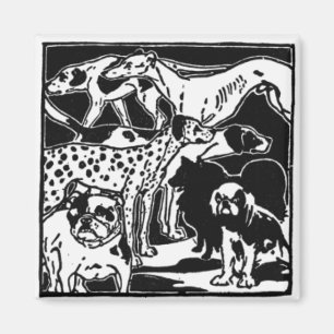 "Dog Breeds" Magnet