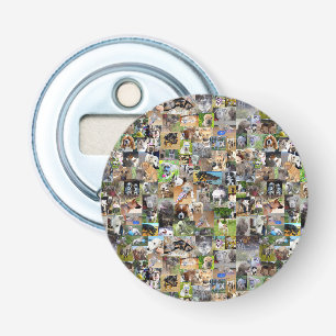 Dog Breeds Photo Collage, Bottle Opener