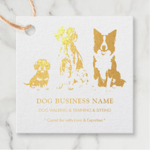 Dog Breeds Watercolor REAL Favour Tags