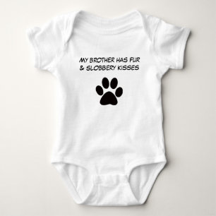 Dog brother onsie baby bodysuit