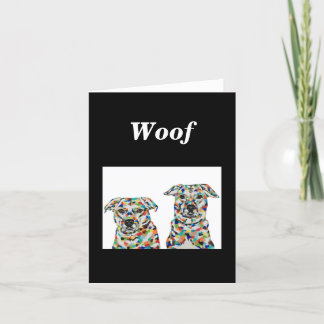 Dog Brothers Note Card