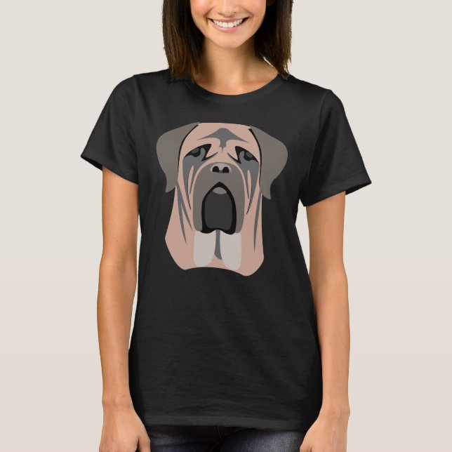 Dog Bulldog Pit Bull Rottweiler Pet Dog T-Shirt (Front)