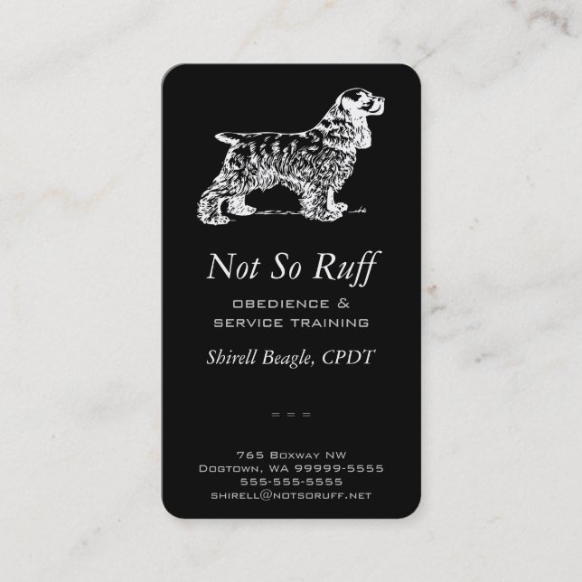 Dog Business Card (Front)
