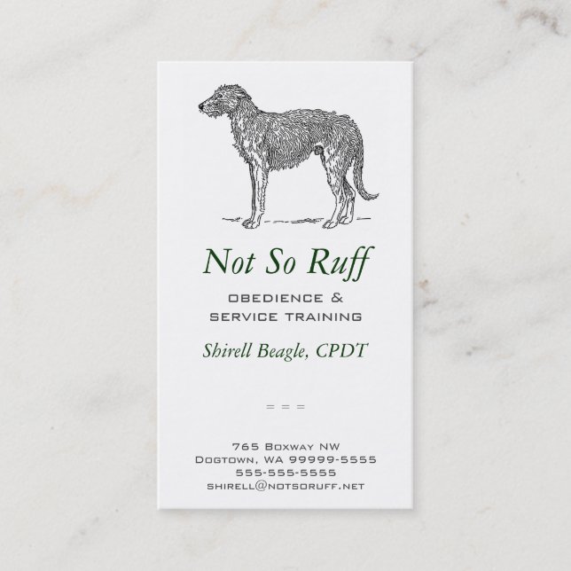 Dog Business Card (Front)