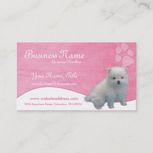 Dog Business Cards :: Pomeranian Puppy